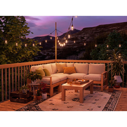 Nanoleaf Essentials Matter Smart Outdoor String Light Starter 30m