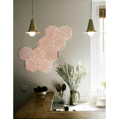 Nanoleaf Elements Wood Look Hexagons Expansion Pack - 3PK