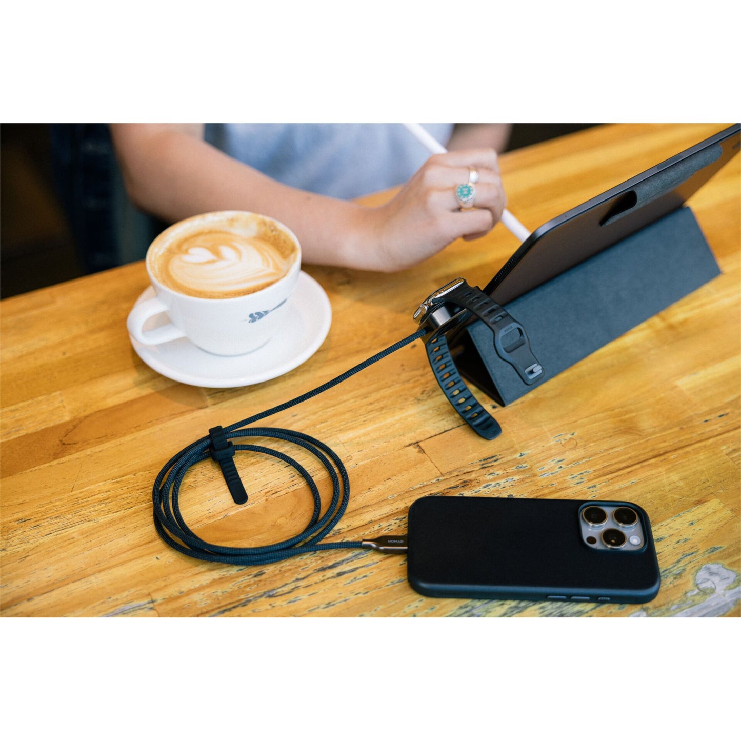 Nomad Universal USB-C Charging Cable for Apple Watch 1,5m