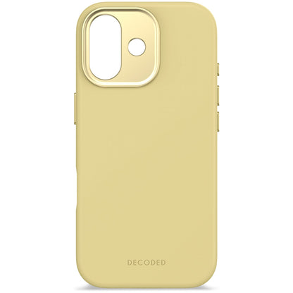 Decoded AntiMicrobial Silicone Backcover iPhone 17 Yuma Yellow