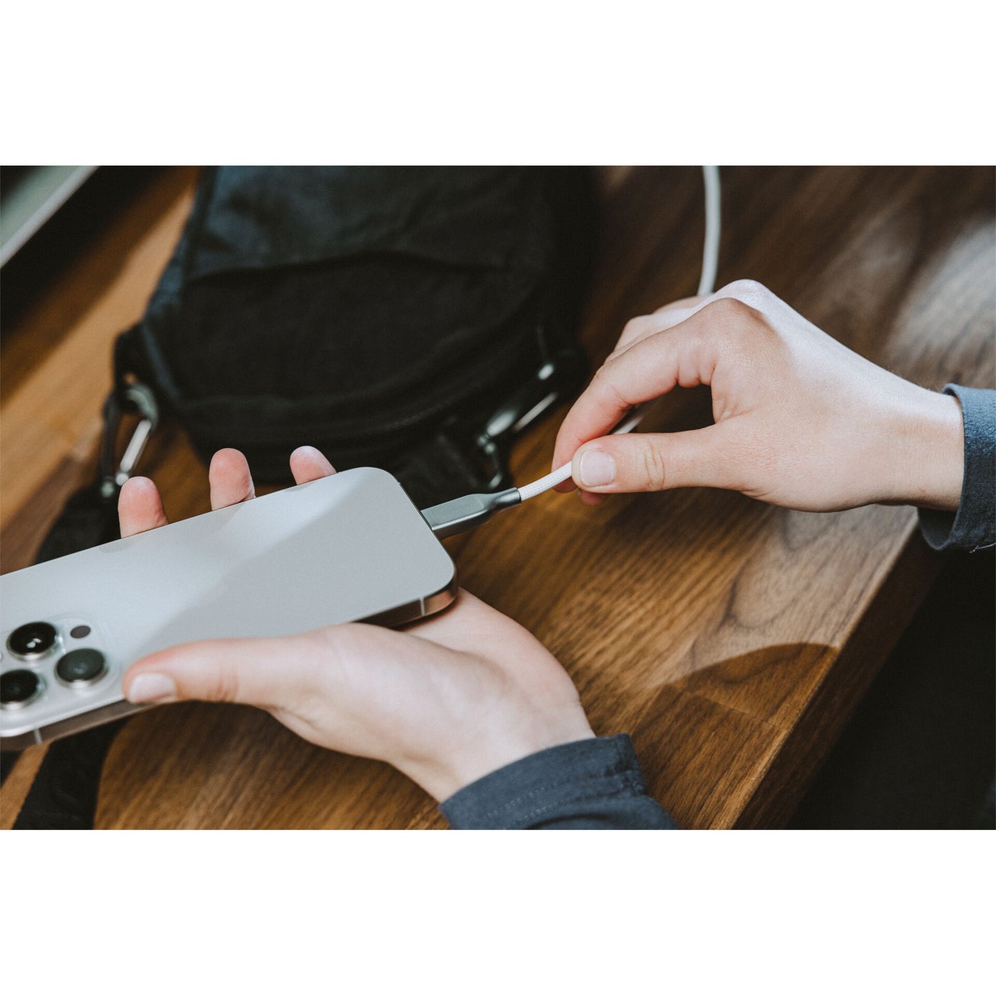 Nomad Kevlar USB-C to USB-C Cable 3 m White