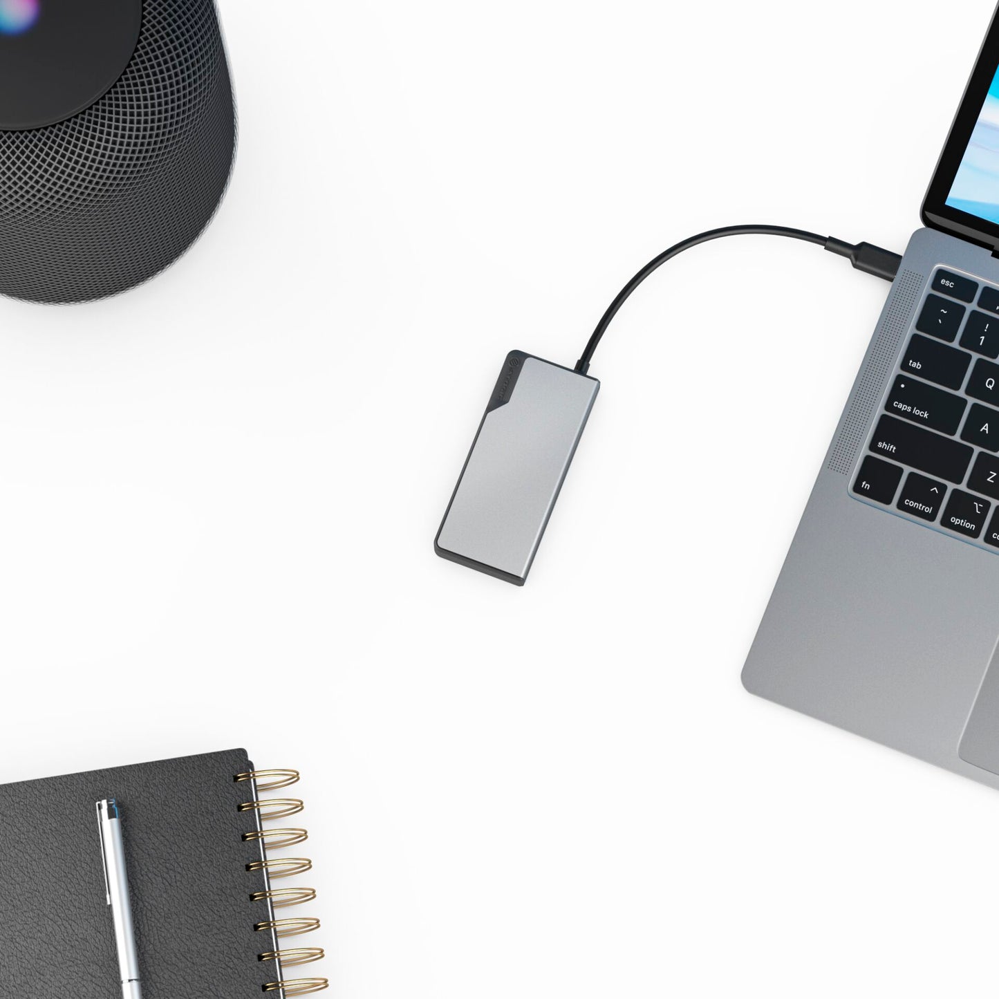Alogic Fusion Core USB-C 5-Port Hub Space Gray