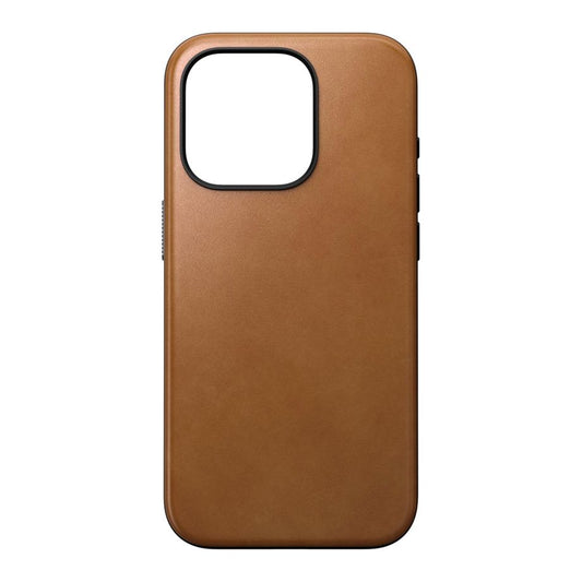 Nomad Modern Leather Case iPhone 15 Pro English Tan