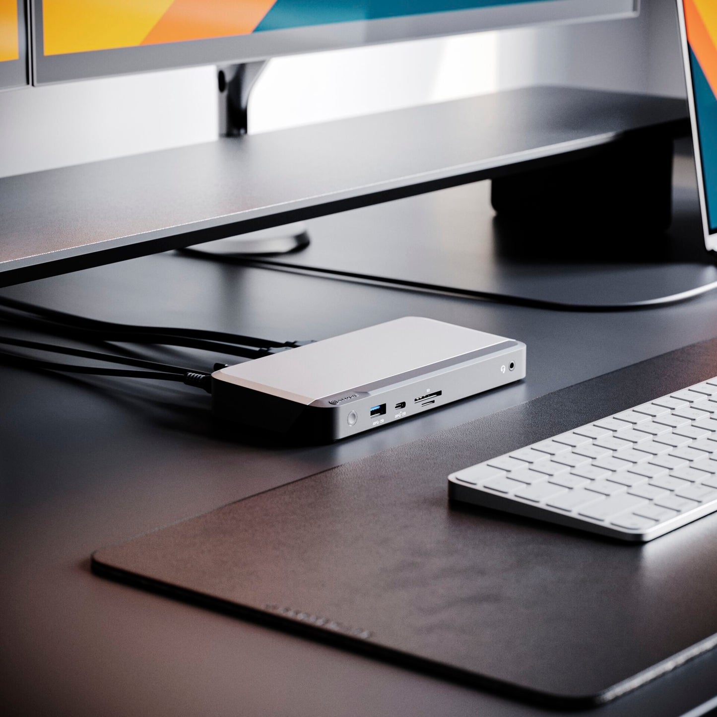 Alogic 100W USB-C DX3 Triple 4K Display Docking Station Space Grey