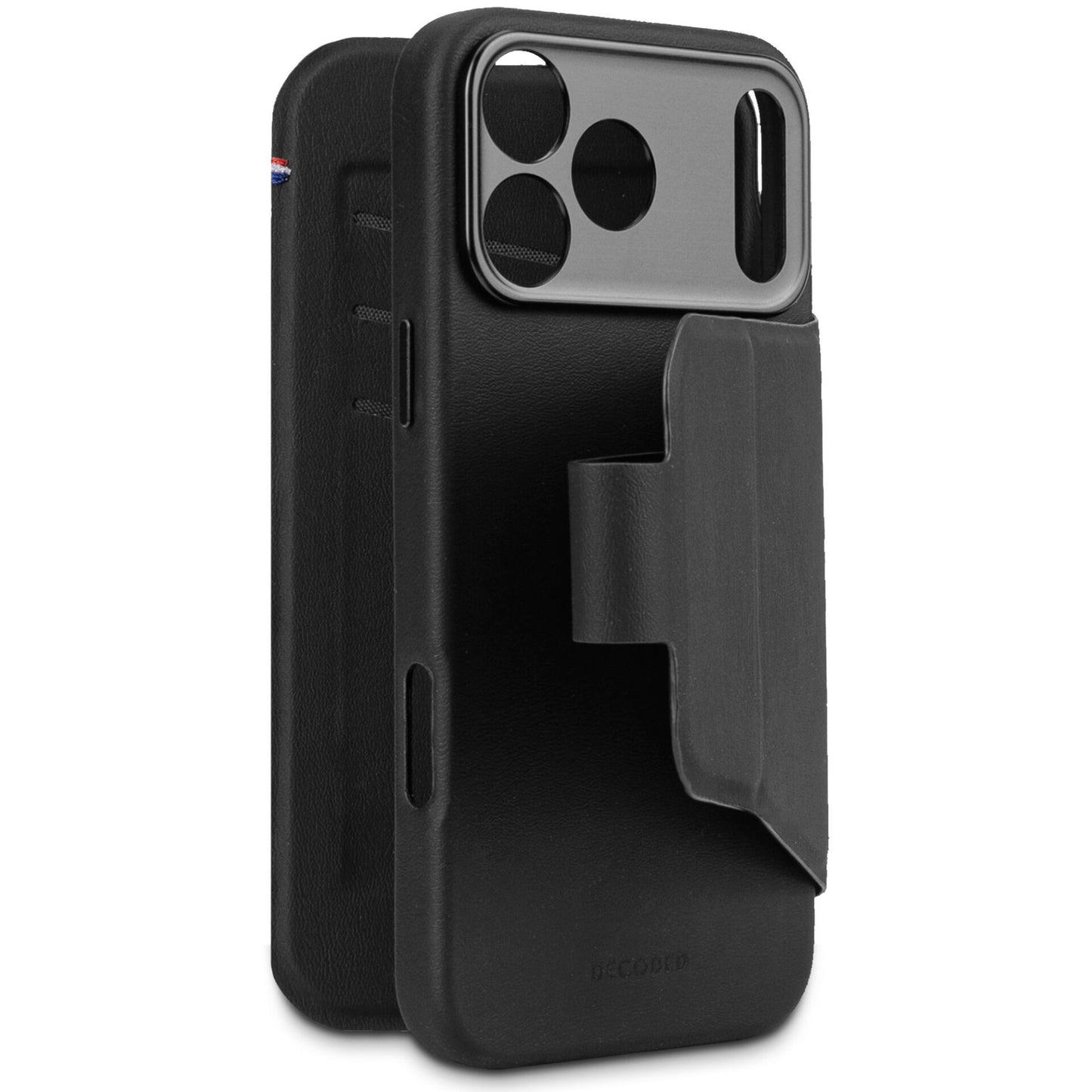 Decoded Silicone Detachable Wallet iPhone 17 Pro Max Black