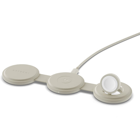 Satechi OntheGo 3-in-1 Wireless Charger Sand