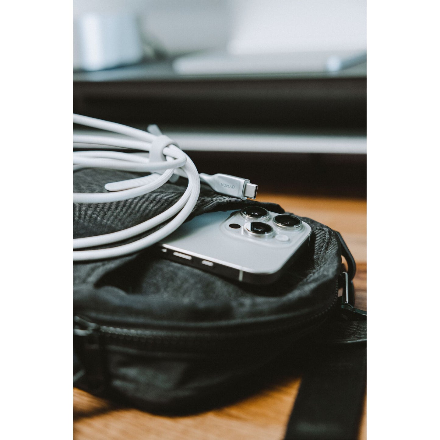 Nomad Kevlar USB-C to USB-C Cable 3 m White