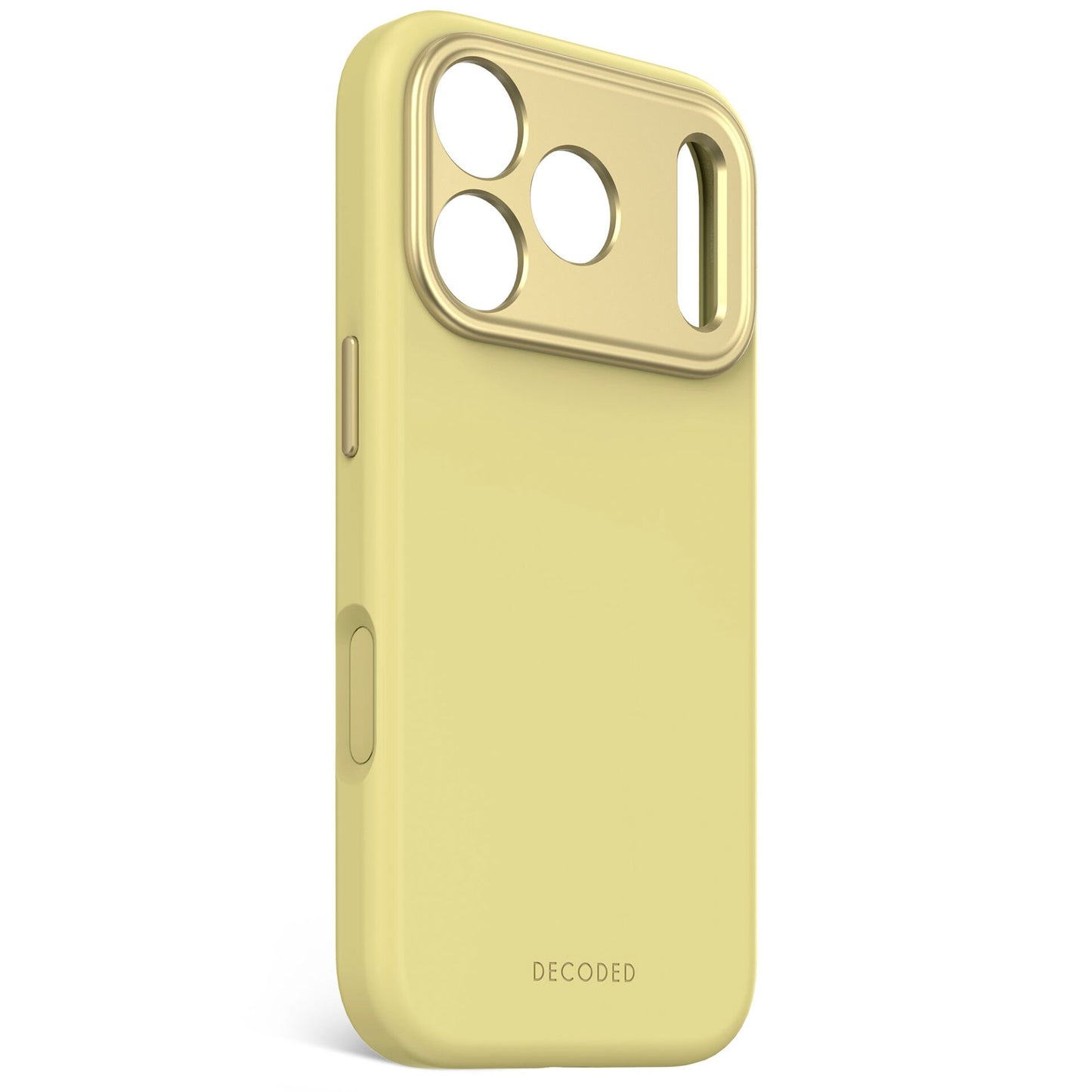 Decoded AntiMicrobial Silicone Backcover iPhone 17 Pro Yuma Yellow