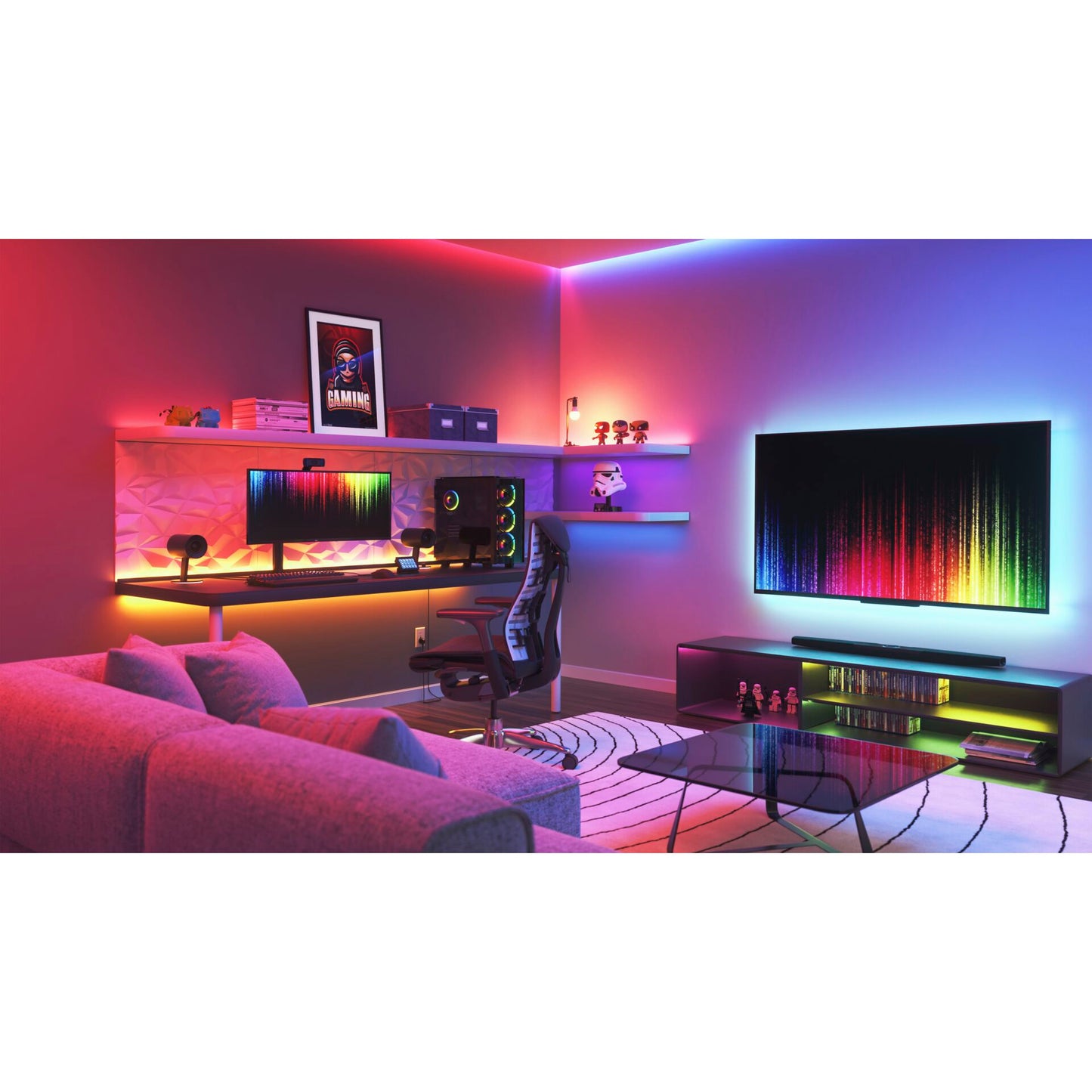 Nanoleaf Essentials Matter Light Strips Expansion Pack 2M