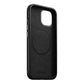 Nomad Modern Leather Case iPhone 15 Black