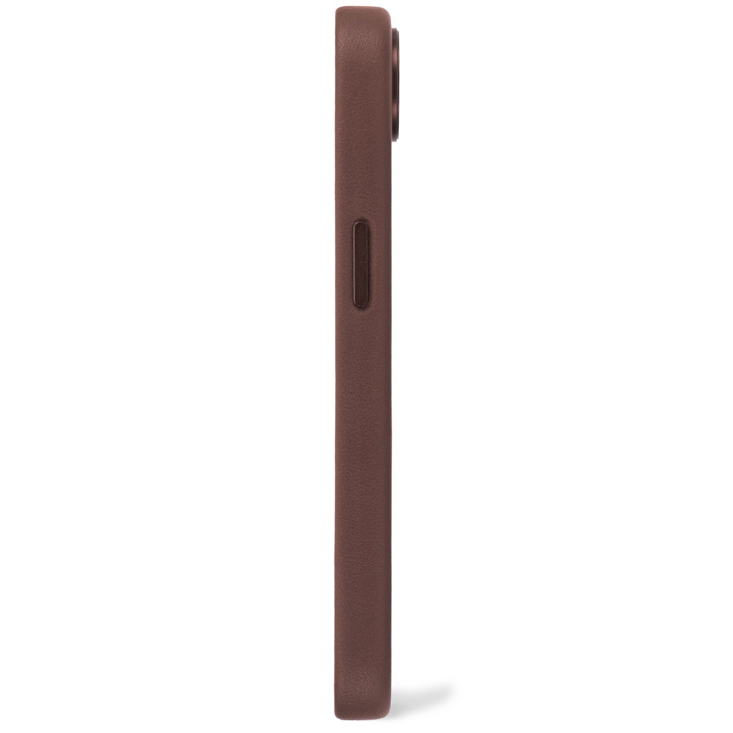Decoded Leather Backcover iPhone 16e Chocolate Brown