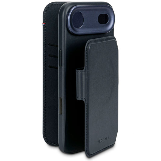 Decoded Leather Detachable Wallet iPhone 17 Air Navy Shadow