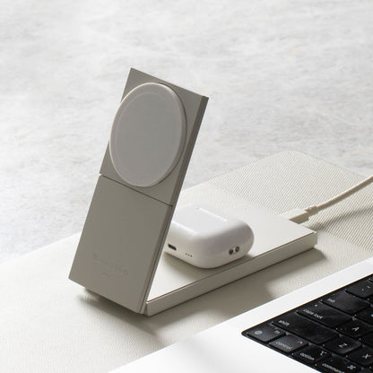 Native Union Rise 2-in-1 Qi2 Magn. Wireless Charger Sandstone
