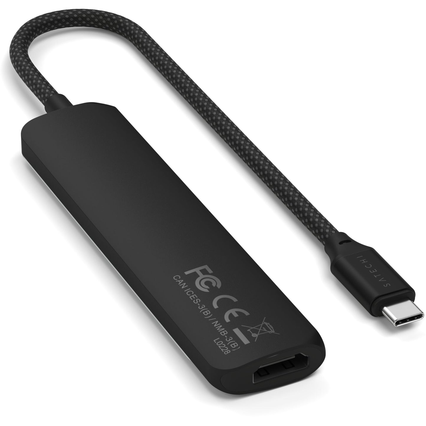 Satechi USB-C 6-in-1 Slim Multiport Adapter 4K Black