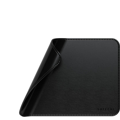 Satechi Vegan-Leather Premium Mouse Pad Black