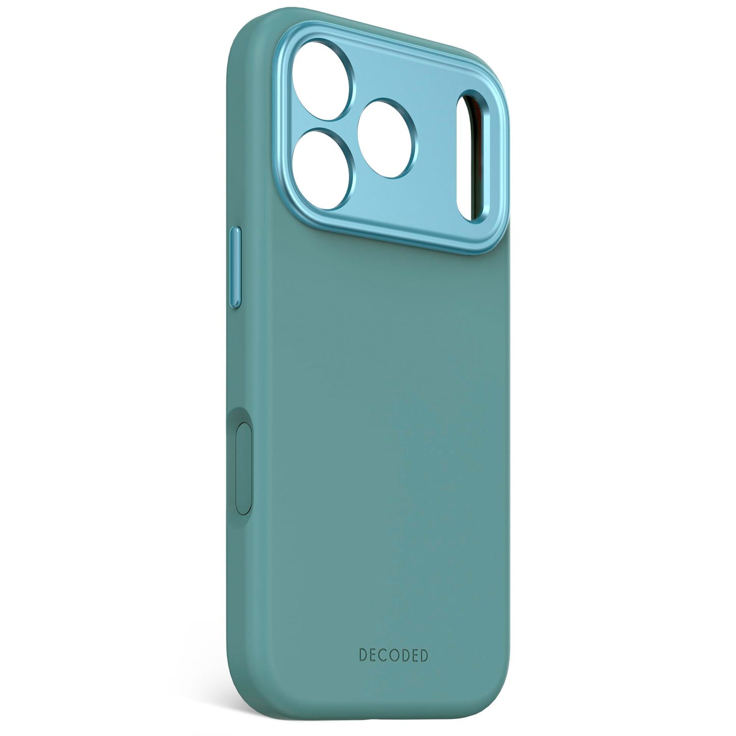 Decoded AntiMicrobial Silicone Backcover iPhone 17 Pro Retro Blue