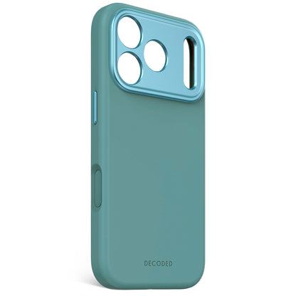 Decoded AntiMicrobial Silicone Backcover iPhone 17 Pro Retro Blue