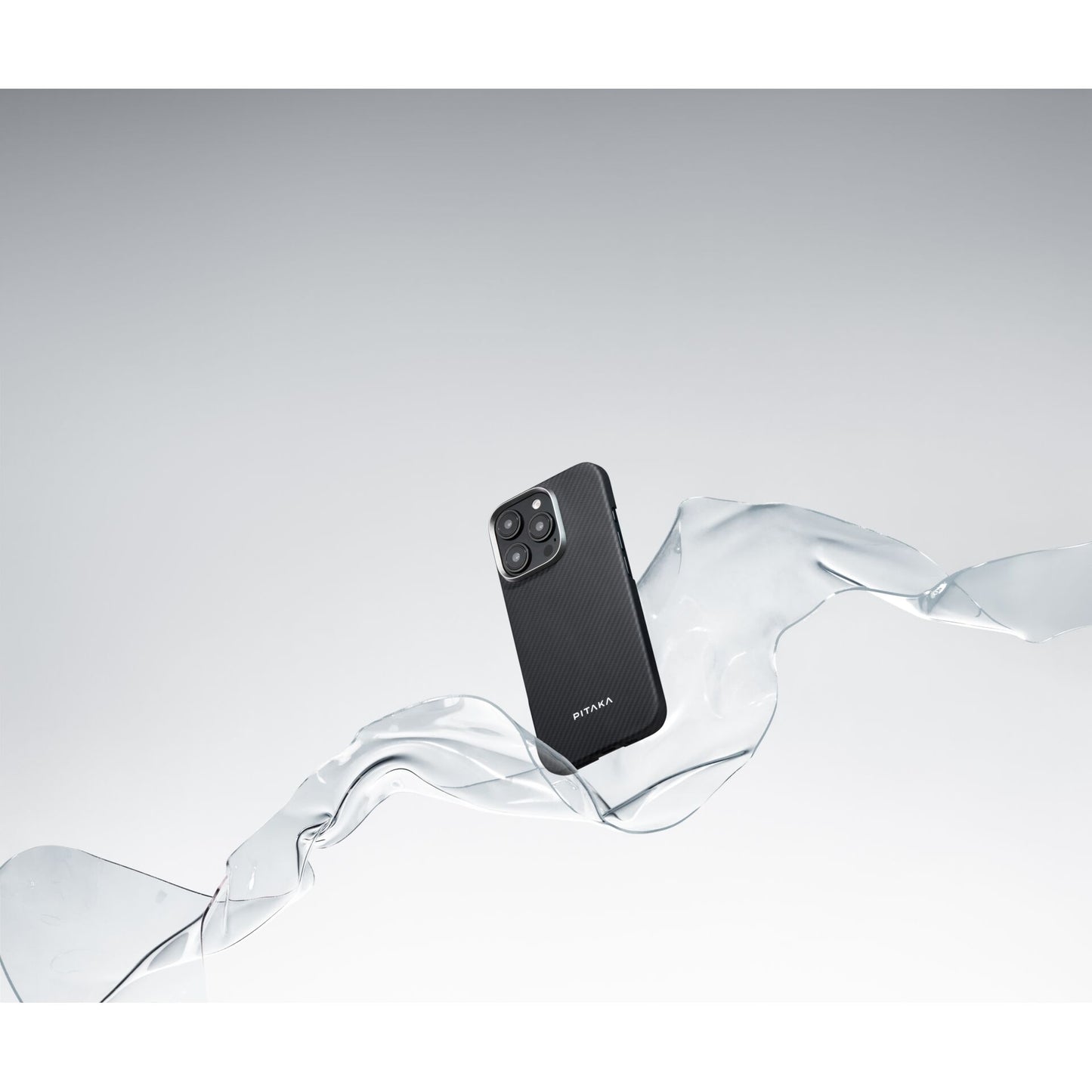 Pitaka MagEZ Case 6 600D for iPhone 16 Pro Black/Grey Twill