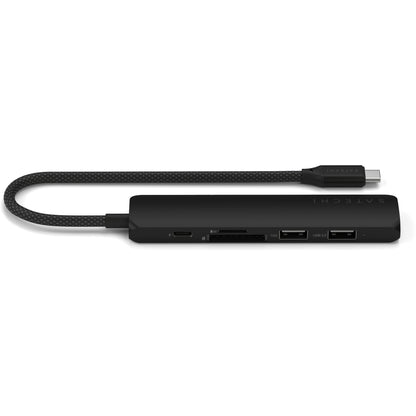 Satechi USB-C 6-in-1 Slim Multiport Adapter 4K Black