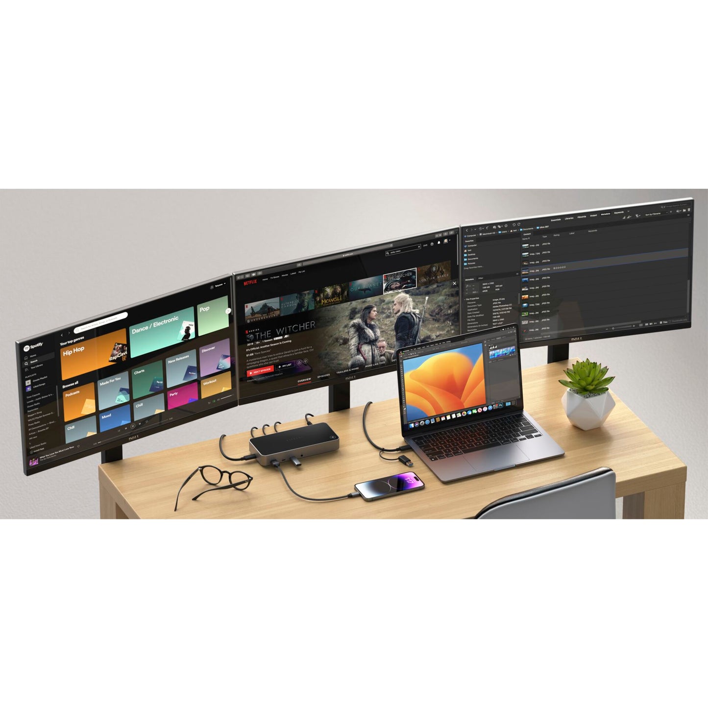 Satechi Triple 4K Display Docking Station