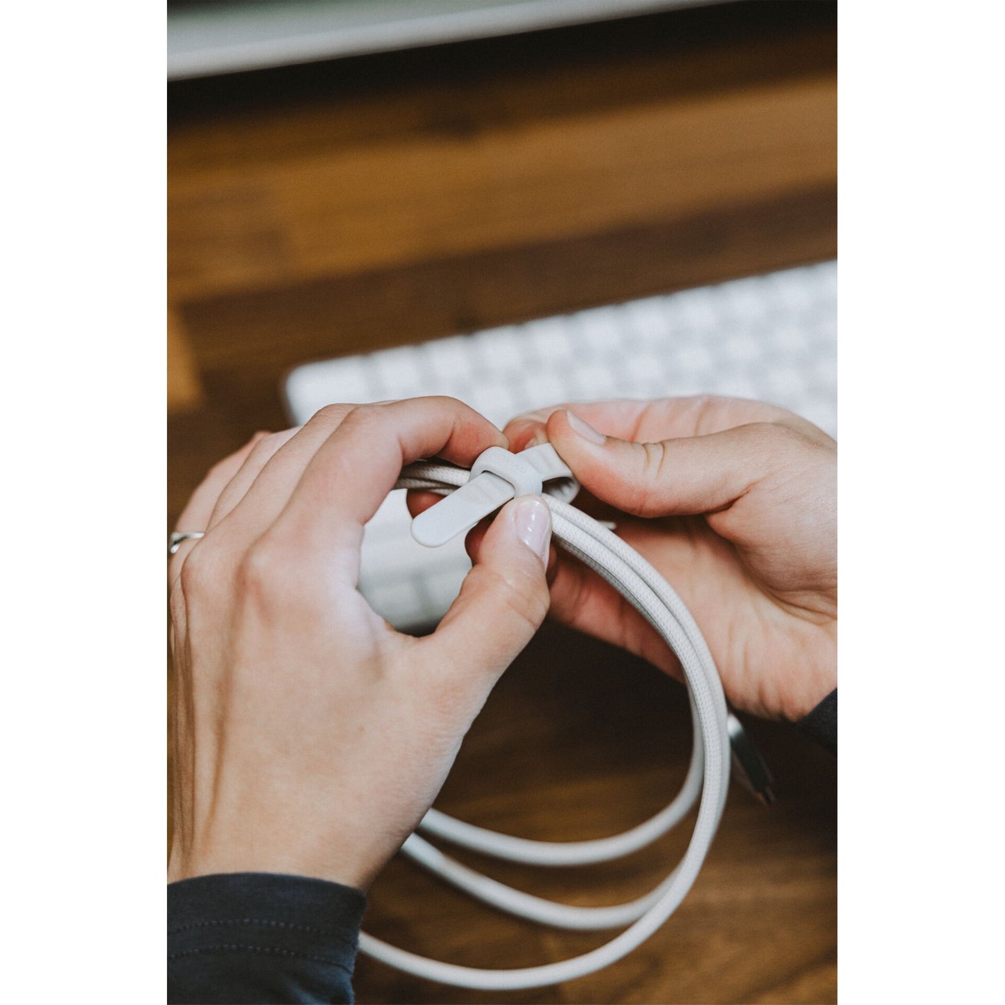 Nomad Kevlar USB-C to USB-C Cable 3 m White