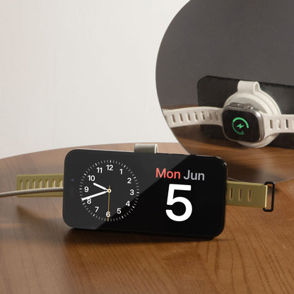 Native Union Voyage 2-in-1 Qi2 Foldable Wireless Charger Sand