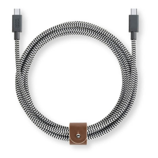 Native Union Belt Cable USB-C to USB-C Pro 2,4m Zebra