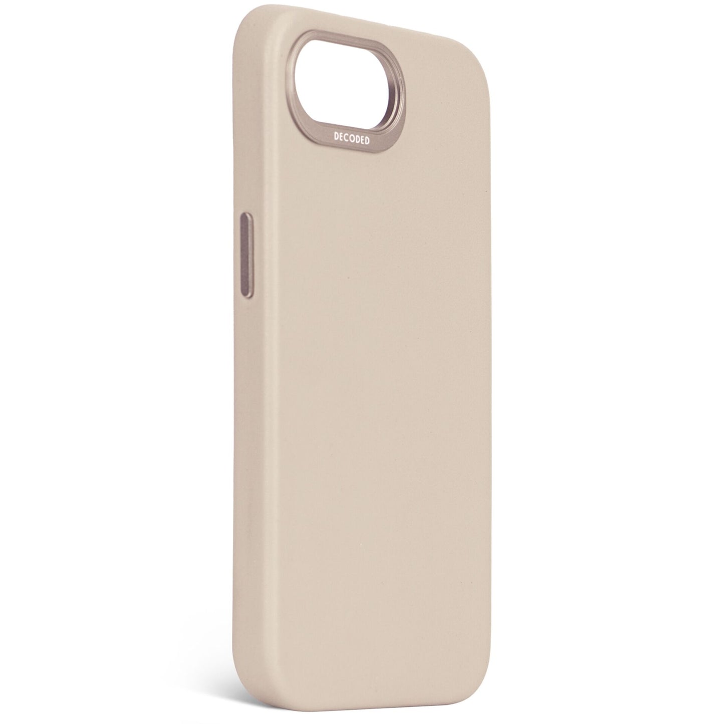 Decoded Leather Backcover iPhone 16e Clay