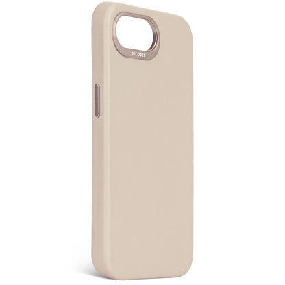 Decoded Leather Backcover iPhone 16e Clay