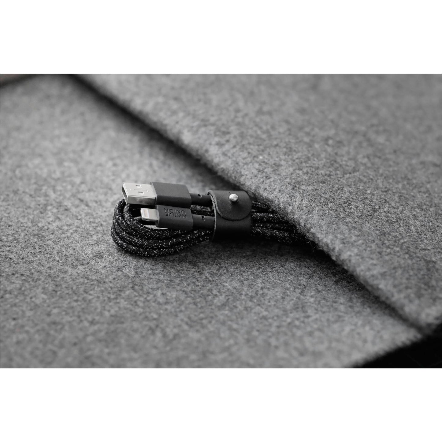 Native Union Belt Cable USB-A to Lightning 1,2m Black