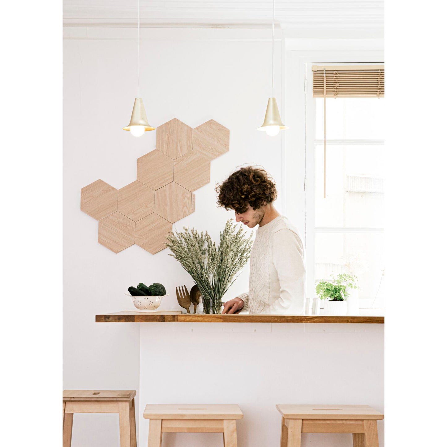 Nanoleaf Elements Wood Look Hexagons Expansion Pack - 3PK