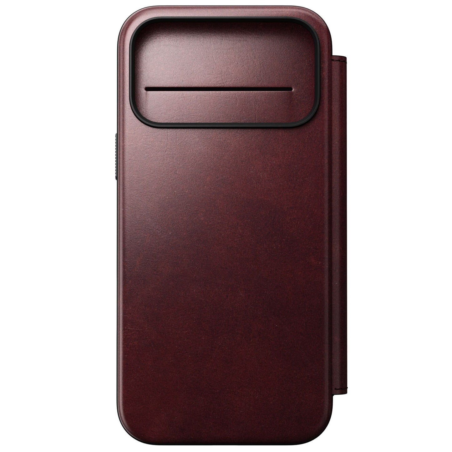 Nomad Modern Leather Folio iPhone 17 Pro Max Burgundy Horween