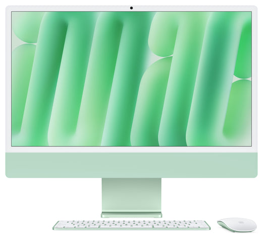 iMac 24" mit 4.5K Retina Display, M4 Chip 10-Core CPU und 10-Core GPU, 16GB, 512GB SSD, grün