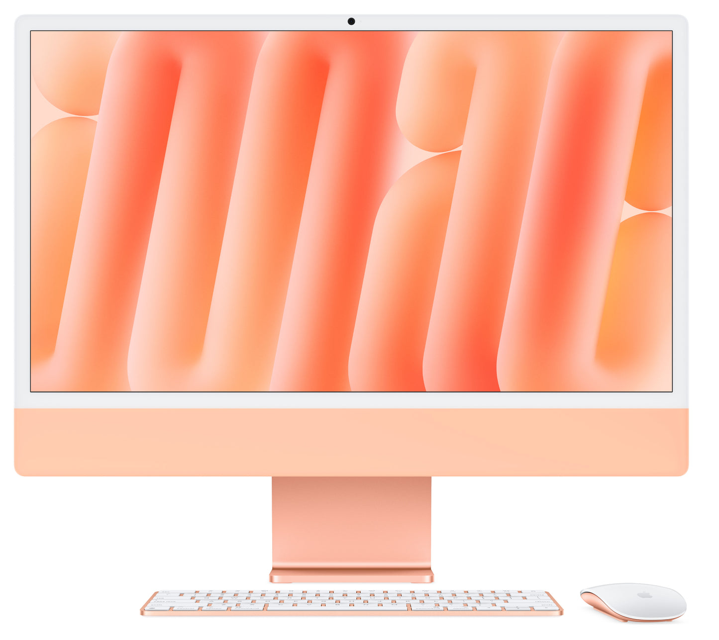 iMac 24" mit 4.5K Retina Display, M4 Chip 10-Core CPU und 10-Core GPU, 16GB, 512GB SSD, orange