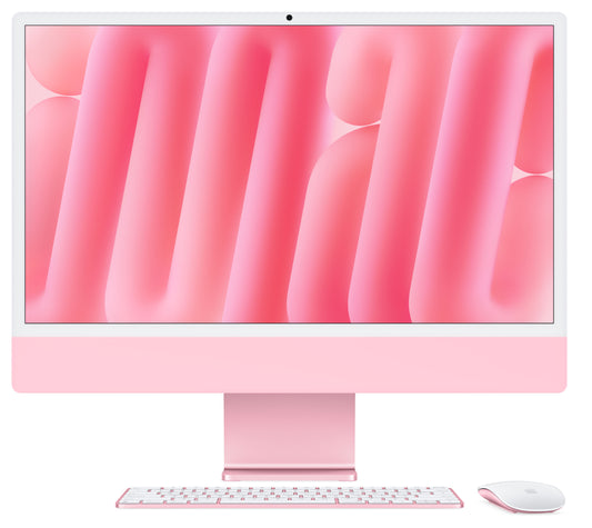 iMac 24" mit 4.5K Retina Display, M4 Chip 10-Core CPU und 10-Core GPU, 16GB, 512GB SSD, pink