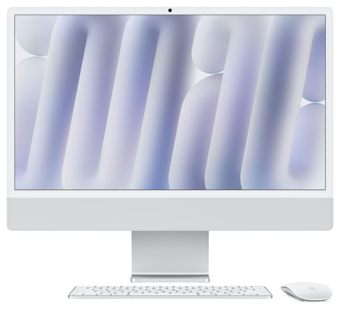 iMac 24" mit 4.5K Retina Display mit Nanotexturglas, M4 Chip 10-Core CPU und 10-Core GPU, 16GB, 256GB SSD, silber