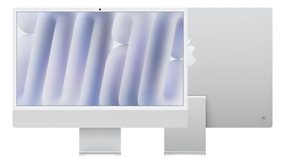 iMac 24" mit 4.5K Retina Display mit Nanotexturglas, M4 Chip 10-Core CPU und 10-Core GPU, 16GB, 256GB SSD, silber