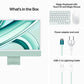 iMac 24" mit 4.5K Retina Display, M3 Chip 8-Core CPU und 8-Core GPU, 8GB, 256GB SSD, grün