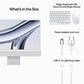 iMac 24" mit 4.5K Retina Display, M3 Chip 8-Core CPU und 10-Core GPU, 8GB, 512GB SSD, silber