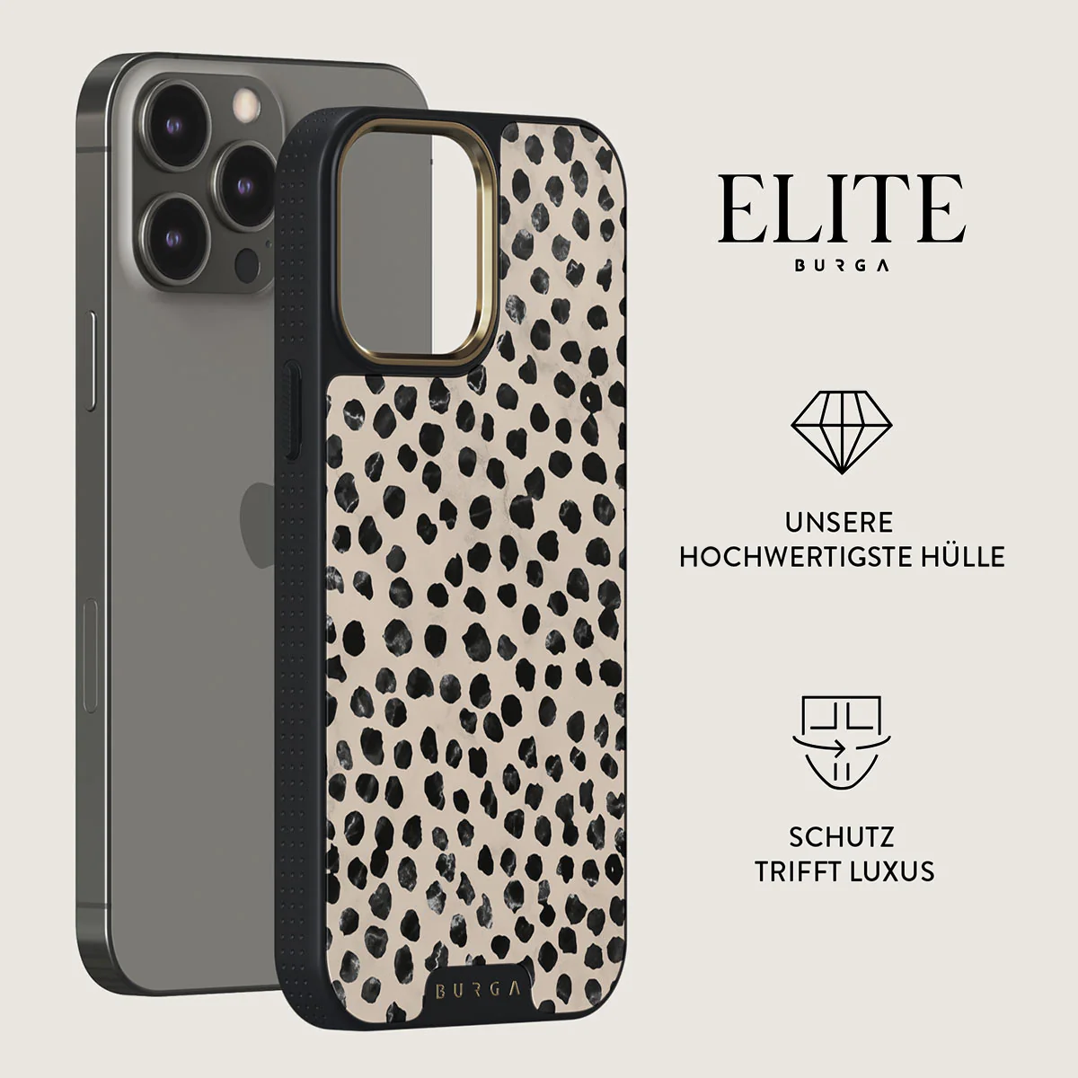 BURGA Almond Latte Elite MagSafe Case for iPhone