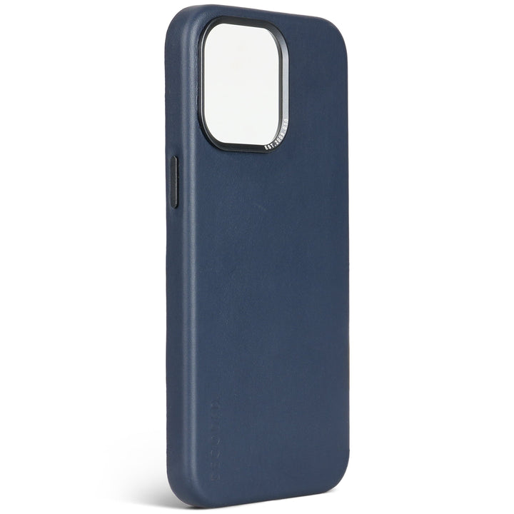 Decoded Leather Backcover for iPhone 15 Pro Max True Navy