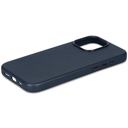 Decoded Leather Backcover for iPhone 15 Pro True Navy