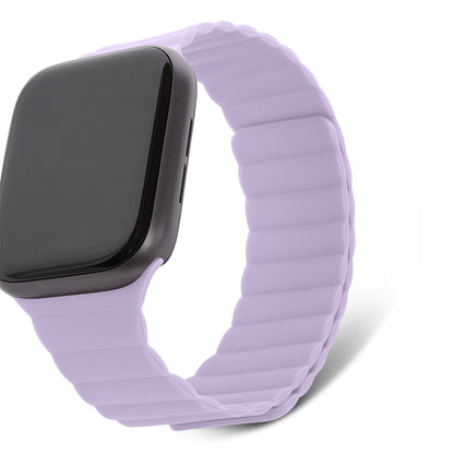 Decoded - Silicone Magnetic Traction Strap | Für Apple Watch 41/40/38mm | Lavender