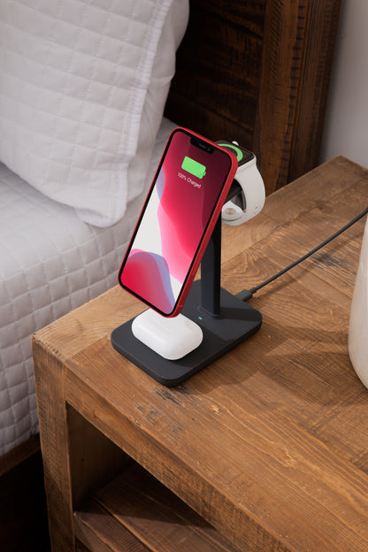 Twelve South HiRise 3 3-in-1 Ladestation, schwarz