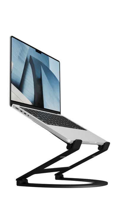 Twelve South Curve Flex Tragbarer Ständer für MacBooks und Notebooks, schwarz