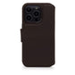 Decoded - Leather Detachable Wallet for iPhone 14 Pro Max - Chocolate Brown