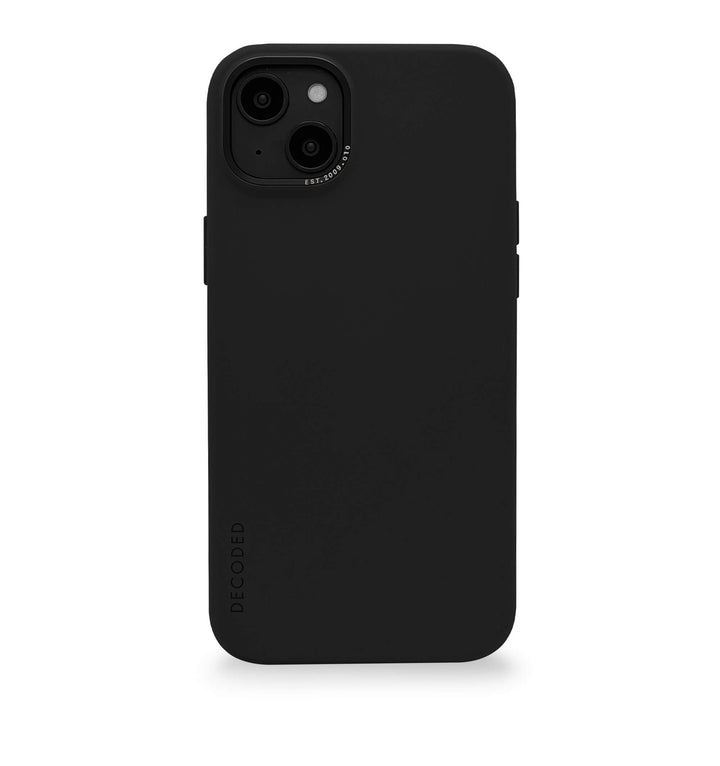 Decoded - AntiMicrobial Silicone Backcover | iPhone 14 Plus (6.7 inch) - Charcoal