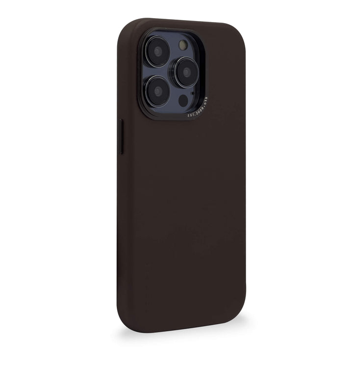 Decoded - Leather Backcover for iPhone 14 Pro Max - Chocolate Brown
