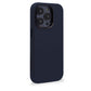 Decoded - Leather Backcover for iPhone 14 Pro - Steel Blue