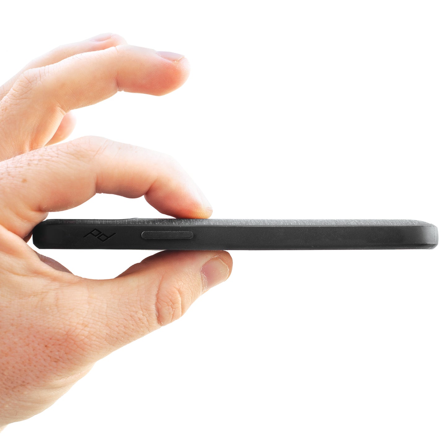Smartphone-Hülle mit Magnetsystem und Fingerschlaufe für iPhone 13 Pro Max - Charcoal